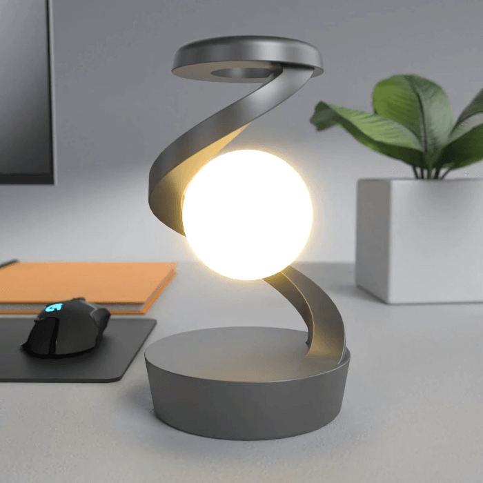 Rotating Moon Lamp | Wireless Charger