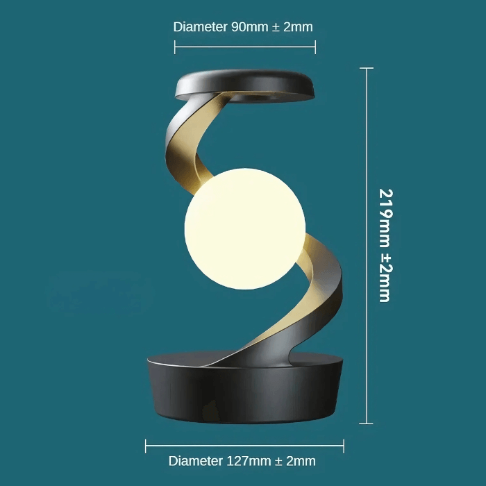 Rotating Moon Lamp | Wireless Charger