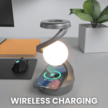 Rotating Moon Lamp | Wireless Charger