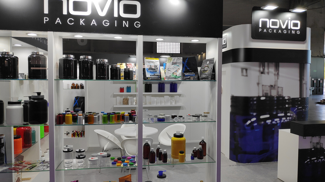Nuestro stand para Novio Packaging en la gran expo ‘multideporte’ de Europa: ACE 2019