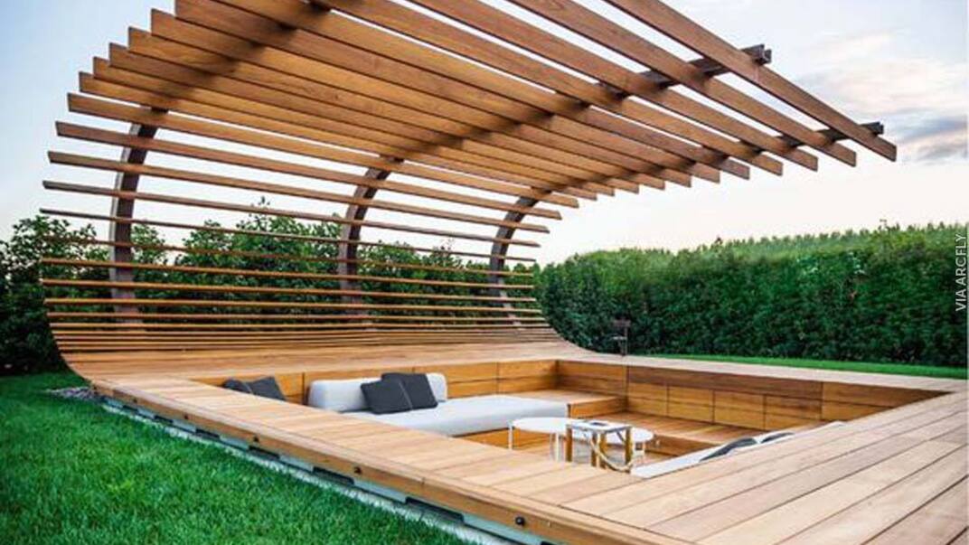 Pérgolas: la envoltura perfecta para eventos en exteriores