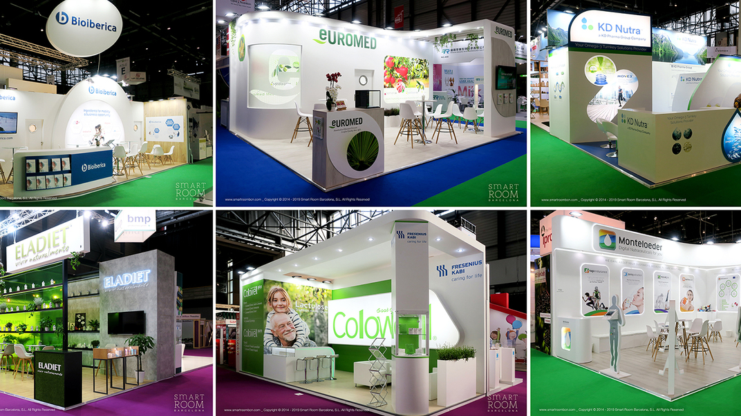Nuestros stands en Vitafoods 2019, la feria más importante en el sector nutracéutico