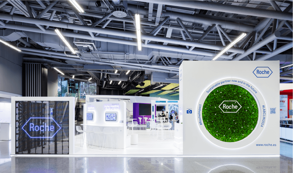 Stand Roche sustainable partner